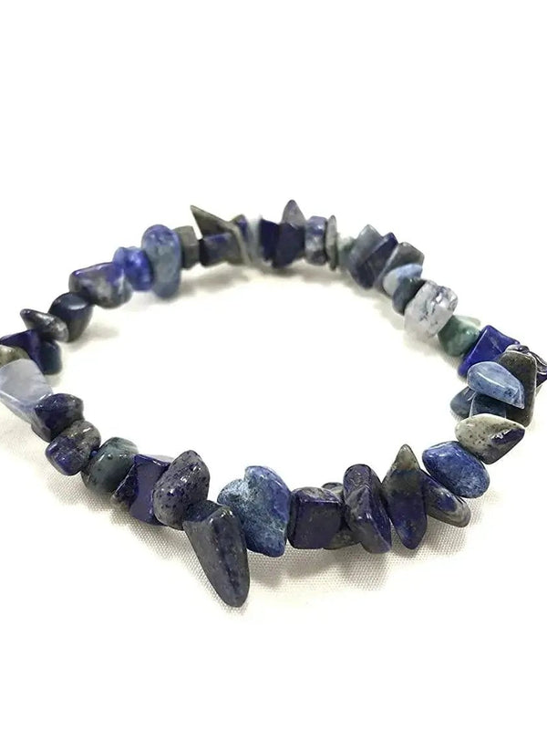 Unlock Your True Potential with Energized Sodalite Chips Bracelet | Brahmatells by Brahmatells