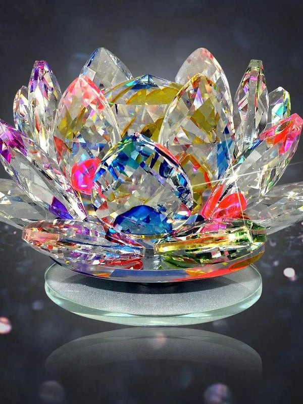 Vastu Lotus Feng Shui Crystal for Prosperity | Brahmatells by Brahmatells