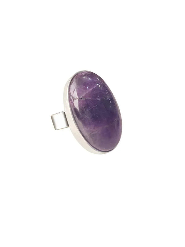 Versatile Crystal Stone Adjustable Rings - Diverse Shapes & Colors | Brahmatells by Brahmatells