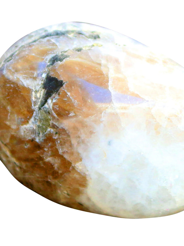 White Garnet Tumble by Brahmatells