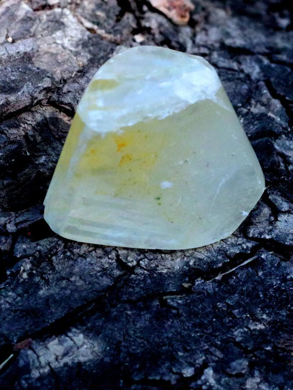 Yellow Calcite Tumble by Brahmatells