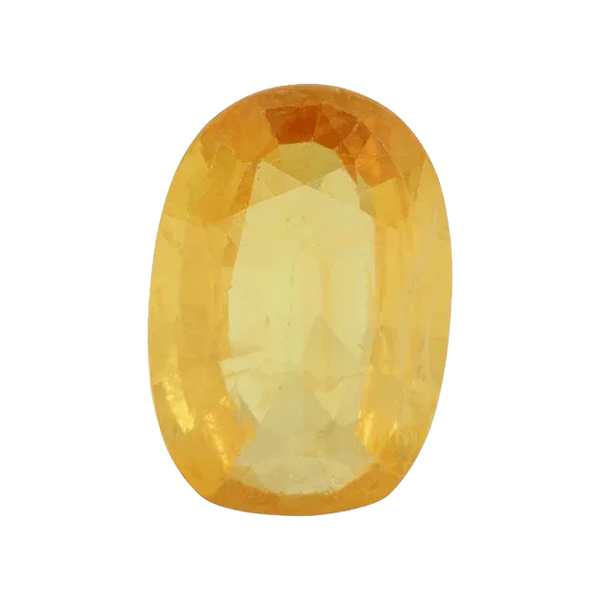Yellow sapphire oval BTYS103GSM by Brahmatells