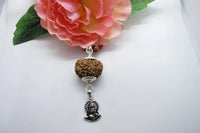 10 Mukhi Rudraksha Krishna Pendant in Pure Silver – Traditional Spiritual Jewelry for Cultural Significance by Brahmatells