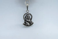 10 Mukhi Rudraksha Krishna Pendant in Pure Silver – Traditional Spiritual Jewelry for Cultural Significance by Brahmatells
