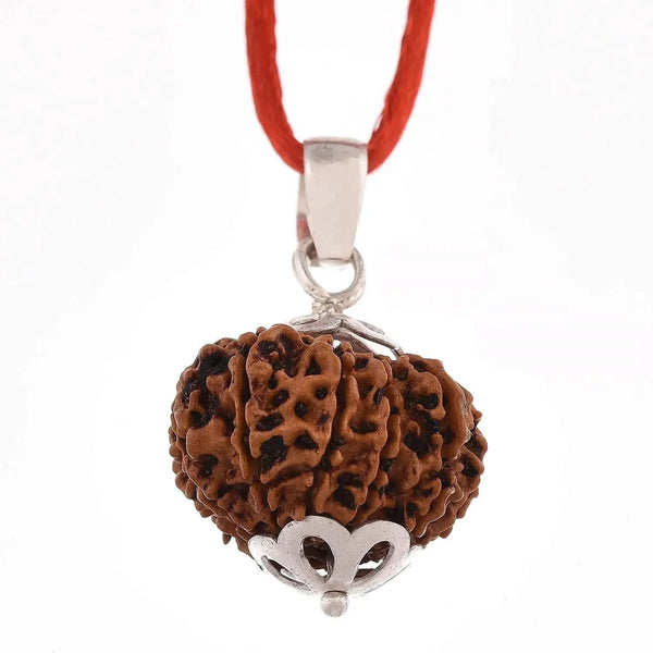 11 Mukhi Rudraksha Silver Pendant - Power of Ekadasha Rudra | Brahmatells by Brahmatells