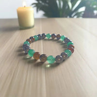 PowerPlay Crystal Bracelet – Tiger Eye, Pyrite & Green Aventurine by Brahmatells