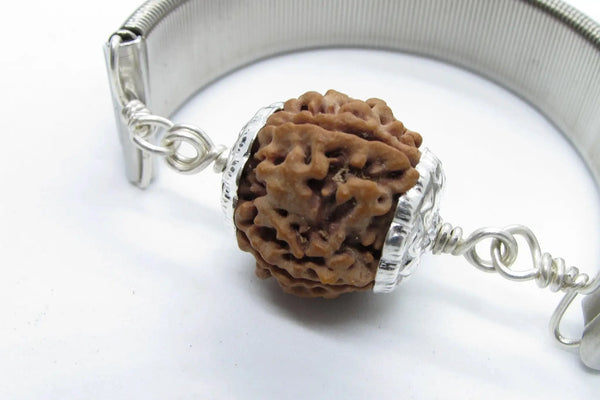 4 Mukhi Rudraksha Bracelet for Knowledge & Creativity | Brahmatells by Brahmatells
