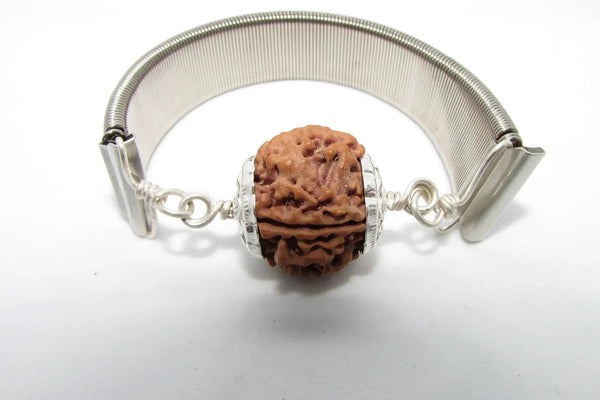 4 Mukhi Rudraksha Bracelet for Knowledge & Creativity | Brahmatells by Brahmatells