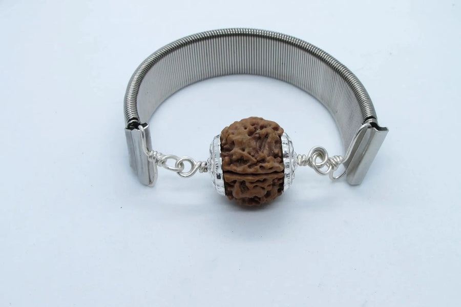 4 Mukhi Rudraksha Bracelet for Knowledge & Creativity | Brahmatells by Brahmatells