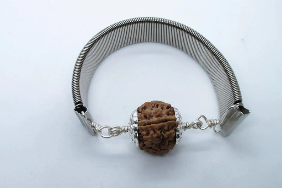 4 Mukhi Rudraksha Bracelet for Knowledge & Creativity | Brahmatells by Brahmatells