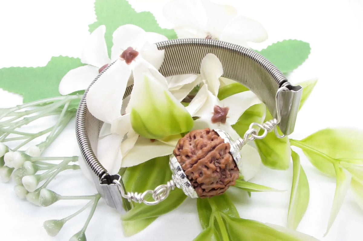 4 Mukhi Rudraksha Bracelet for Knowledge & Creativity | Brahmatells by Brahmatells