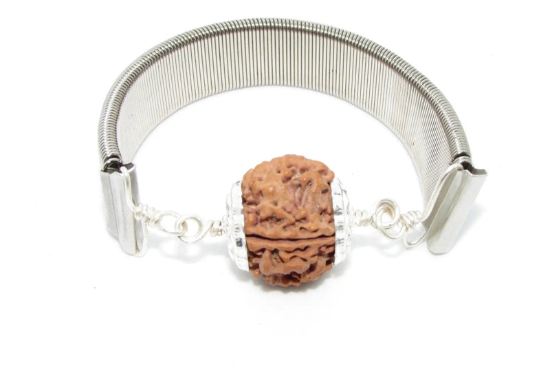 4 Mukhi Rudraksha Bracelet for Knowledge & Creativity | Brahmatells by Brahmatells