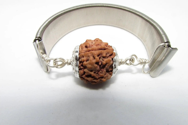 4 Mukhi Rudraksha Bracelet for Knowledge & Creativity | Brahmatells by Brahmatells