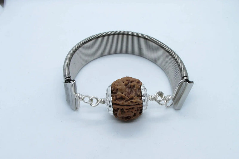 4 Mukhi Rudraksha Bracelet for Knowledge & Creativity | Brahmatells by Brahmatells