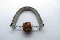 5 Mukhi Rudraksha Bracelet with Silver Pendant - Spiritual Elegance | Brahmatells by Brahmatells