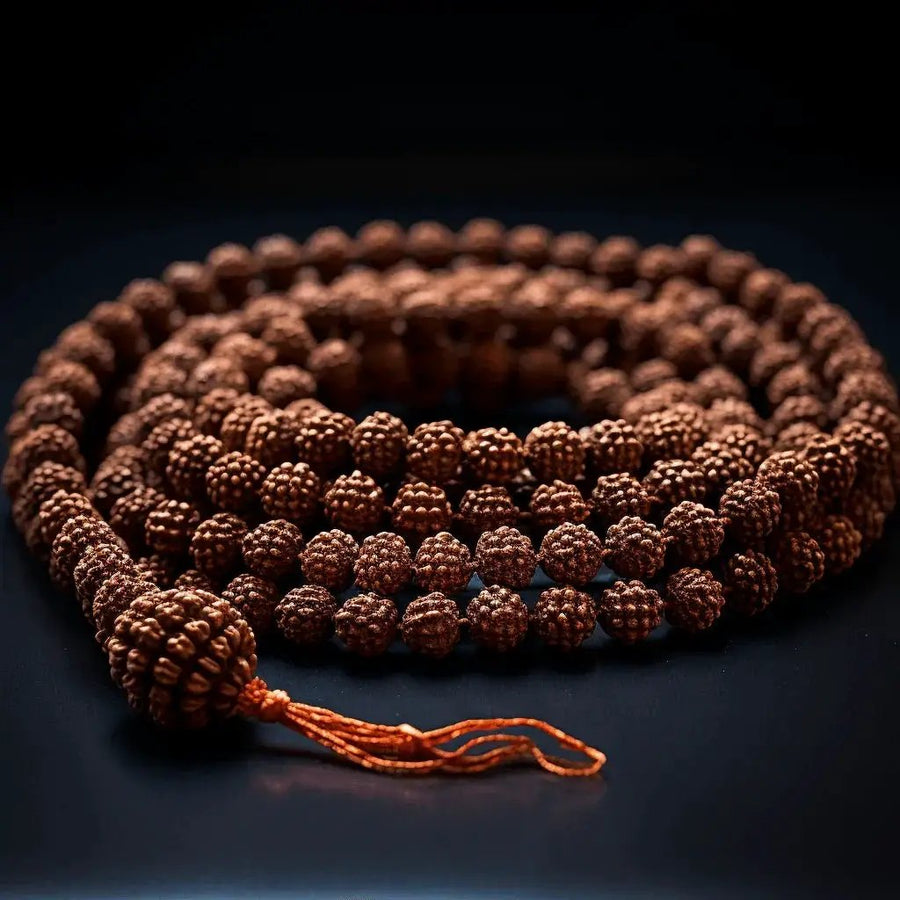 5 Mukhi Rudraksha Mala for Meditation & Harmony | Brahmatells by Brahmatells