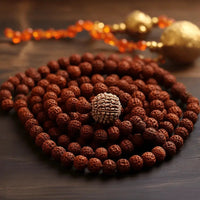 5 Mukhi Rudraksha Mala for Meditation & Harmony | Brahmatells by Brahmatells