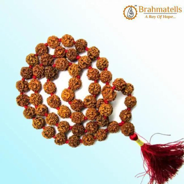 5 Mukhi Rudraksha Mala for Meditation & Harmony | Brahmatells by Brahmatells