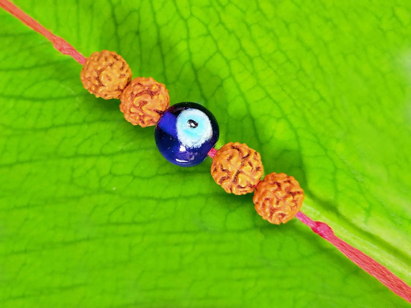 5 Mukhi Rudrasha With Evil Eye Protection by Brahmatells
