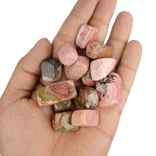 Brahmatells' Natural Rhodochrosite Tumbled Stones by Brahmatells