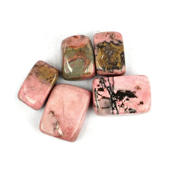 Brahmatells' Natural Rhodochrosite Tumbled Stones by Brahmatells