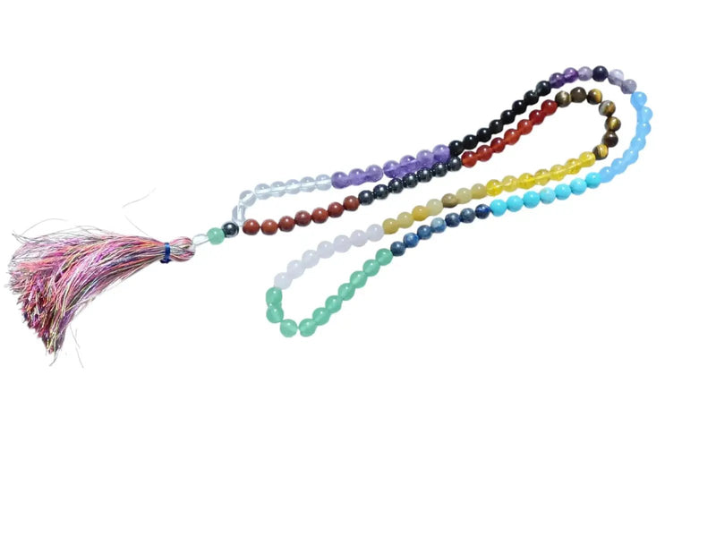 7 Chakra Activation Crystal Mala – Spiritual Balance & Energy Healing by Brahmatells