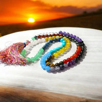 7 Chakra Activation Crystal Mala – Spiritual Balance & Energy Healing by Brahmatells