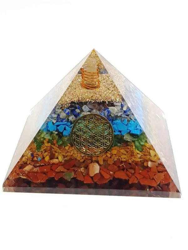 7 Chakra EMF Protection Pyramid Meditation Crystal Healing by Brahmatells