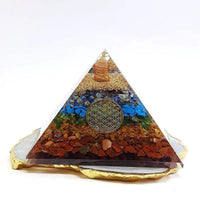 7 Chakra EMF Protection Pyramid Meditation Crystal Healing by Brahmatells
