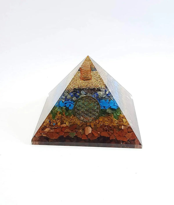 7 Chakra EMF Protection Pyramid Meditation Crystal Healing by Brahmatells