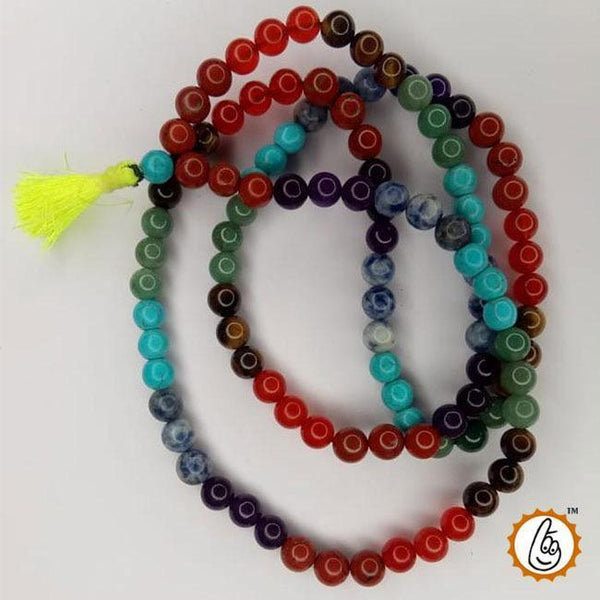 7 Chakra Healing Mala 109 Beads - Balance & Harmony | Brahmatells by Brahmatells