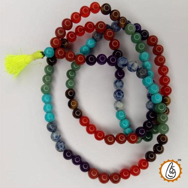 7 Chakra Healing Mala 109 Beads - Balance & Harmony | Brahmatells by Brahmatells