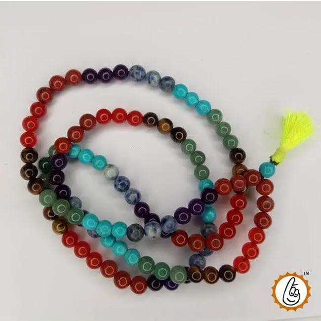 7 Chakra Healing Mala 109 Beads - Balance & Harmony | Brahmatells by Brahmatells