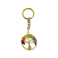 7 Chakra Keychain Tree of life by Brahmatells