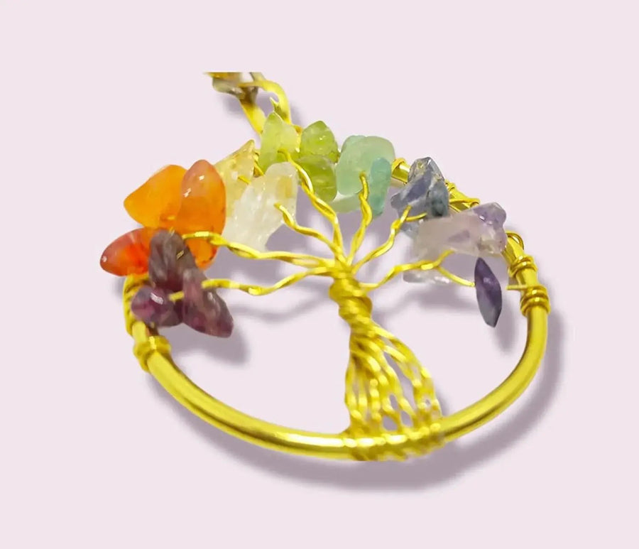 7 Chakra Keychain Tree of life by Brahmatells