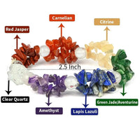 7 Chakra Natural Crystal Healing Bracelet | Brahmatells by Brahmatells