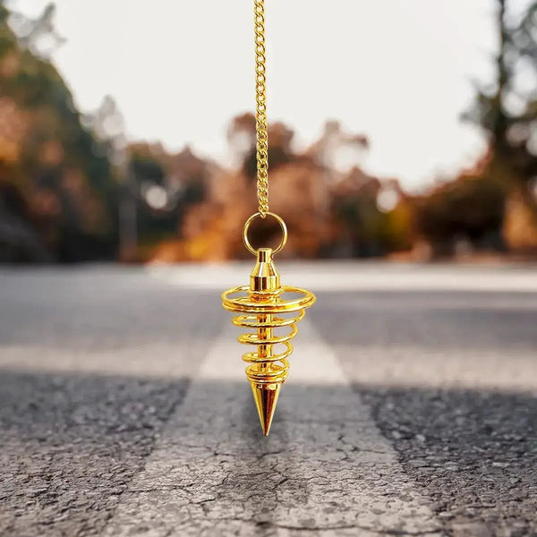 7 Chakra Pendulum Dowser Stone | Crystal Healing by Brahmatells by Brahmatells