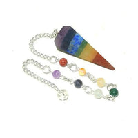 7 Chakra Pendulum Dowser Stone | Crystal Healing by Brahmatells by Brahmatells