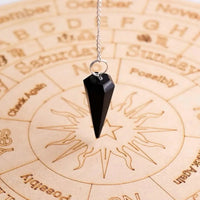 7 Chakra Pendulum Dowser Stone | Crystal Healing by Brahmatells by Brahmatells