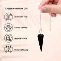7 Chakra Pendulum Dowser Stone | Crystal Healing by Brahmatells by Brahmatells