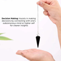 7 Chakra Pendulum Dowser Stone | Crystal Healing by Brahmatells by Brahmatells