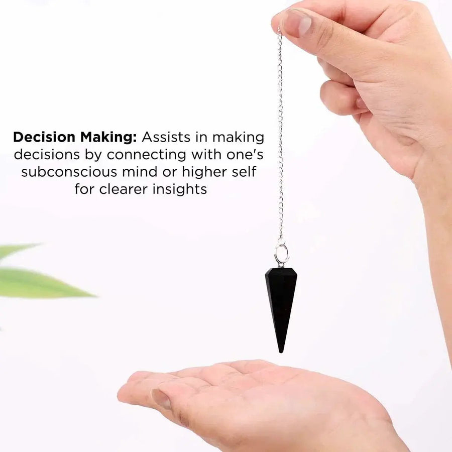 7 Chakra Pendulum Dowser Stone | Crystal Healing by Brahmatells by Brahmatells
