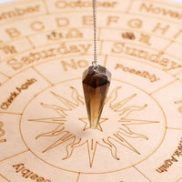 7 Chakra Pendulum Dowser Stone | Crystal Healing by Brahmatells by Brahmatells