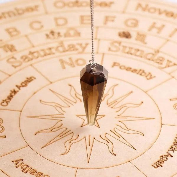 7 Chakra Pendulum Dowser Stone | Crystal Healing by Brahmatells by Brahmatells