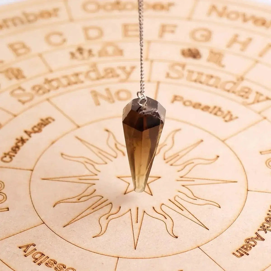 7 Chakra Pendulum Dowser Stone | Crystal Healing by Brahmatells by Brahmatells