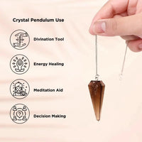 7 Chakra Pendulum Dowser Stone | Crystal Healing by Brahmatells by Brahmatells