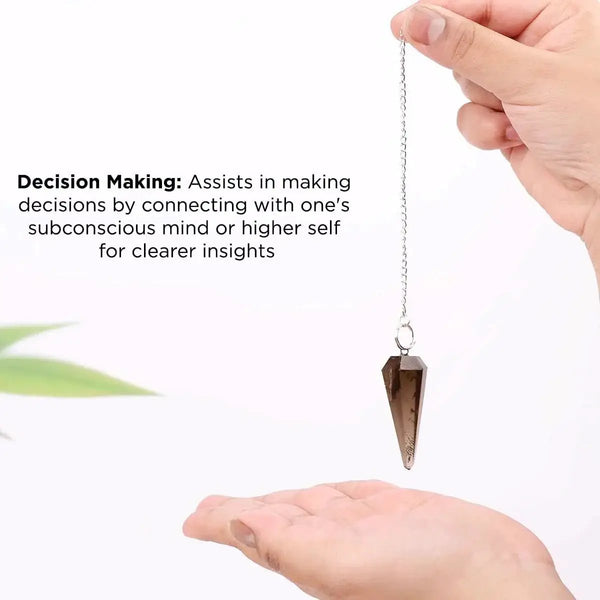 7 Chakra Pendulum Dowser Stone | Crystal Healing by Brahmatells by Brahmatells