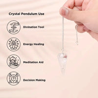 7 Chakra Pendulum Dowser Stone | Crystal Healing by Brahmatells by Brahmatells