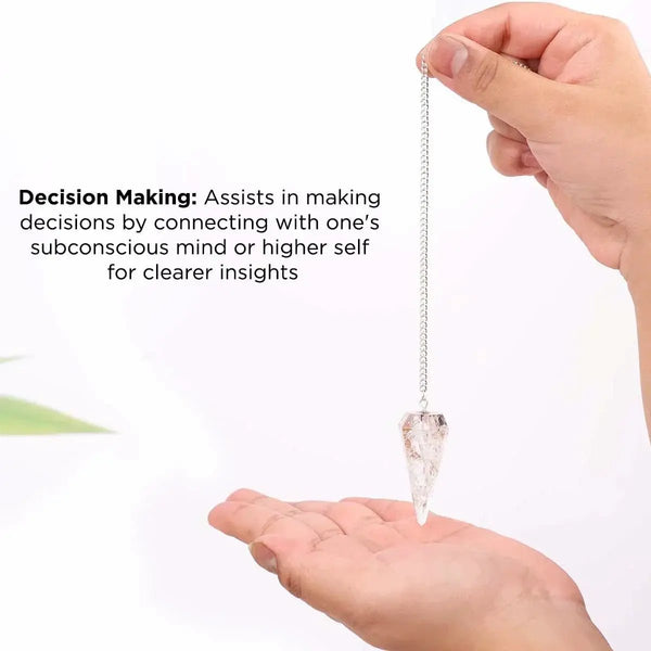 7 Chakra Pendulum Dowser Stone | Crystal Healing by Brahmatells by Brahmatells