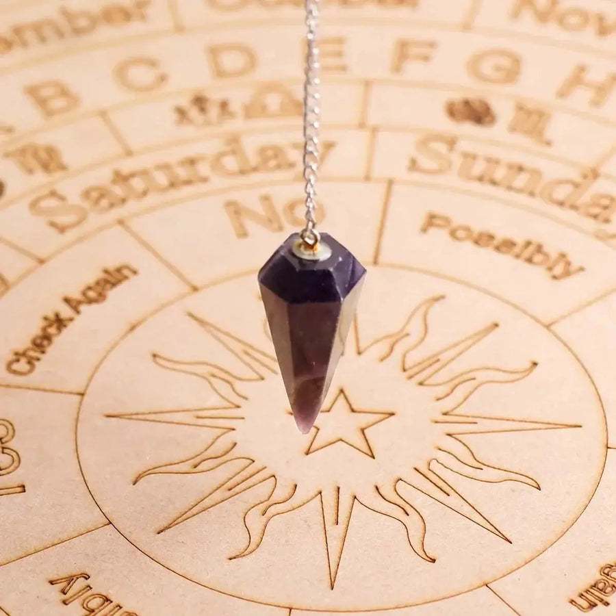 7 Chakra Pendulum Dowser Stone | Crystal Healing by Brahmatells by Brahmatells